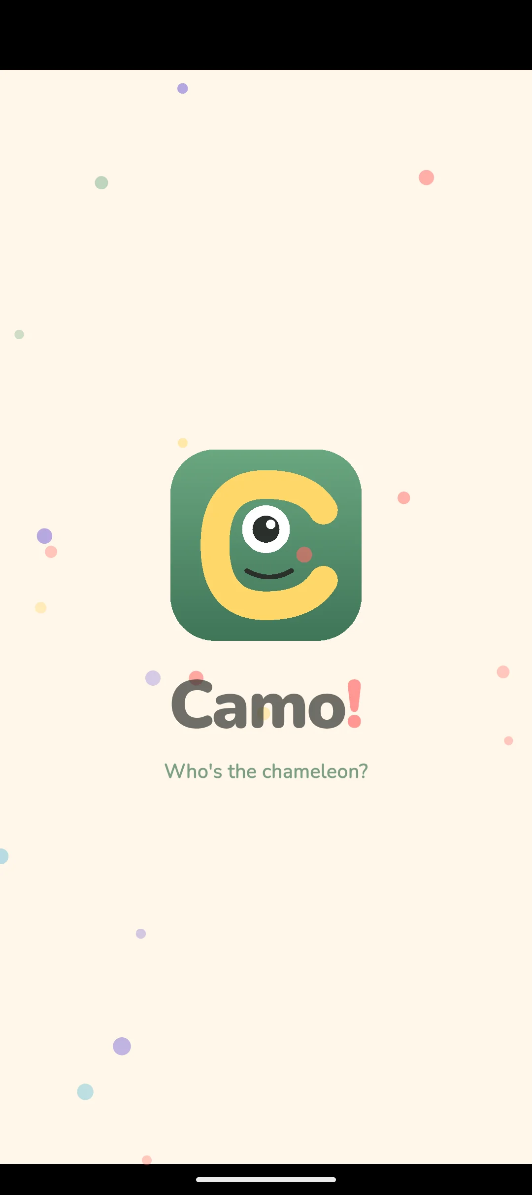 Camo running on the host phone, a full round from deal to gotcha.